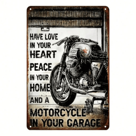 CIFbuy 8x12 Inch ( 20.3x30.5cm ) Vintage Rustic Aluminum Sign for Home Garage (TikTok, temu pick-up service)
