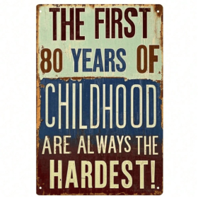 CIFbuy 8x12 Inch ( 20.3x30.5cm ) Vintage Rustic Aluminum Sign for Home Bar Man Cave (TikTok, temu pick-up service)