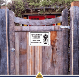 CIFbuy Beware Of Owner Vintage Metal Warning Sign For Yard Garage Wall(TikTok, temu pick-up service)