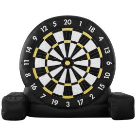 VEVOR Inflatable Soccer Dart Board, over 8 ft High Giant Soccer Dart Board with 9 Kick Balls & Air Pump