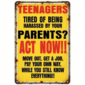 CIFbuy 8x12 Inch ( 20.3x30.5cm ) Vintage Retro Aluminum Sign for Home Bar Man Cave (TikTok, temu pick-up service)