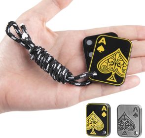 Fidget Toys - Adults Metal Slider, Poker Magnet Fidgets with Paracord Rope, Discreet Desk Toys for Anxiety and Stress, ADHD Men Women