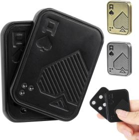 Fidget Toys Adults, Metal Magnetic Fidget Slider, EDC Poker Cards Fidget Toy, Sensory Desk Toys Fidget Clicker, Cool Gadgets for Anxiety and Stre