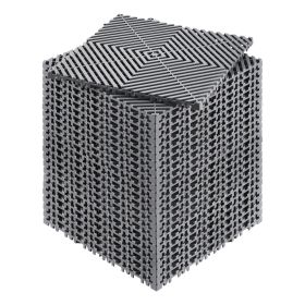 VEVOR Interlocking Drainage Mat, 12' x 12' Modular Interlocking Cushion, 24 Pcs Splicing Drainage Mats