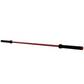 7.2ft Weight Bar, Olympic Bar with Rotating Sleeves, Non-Slip Knurling Grip, 1500lbs Weight Capacity, Red (Option: Red-2250x100x100 mm)